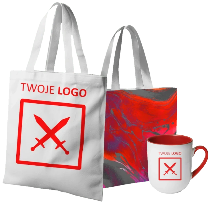 Gadżety reklamowe dla firm z logo.