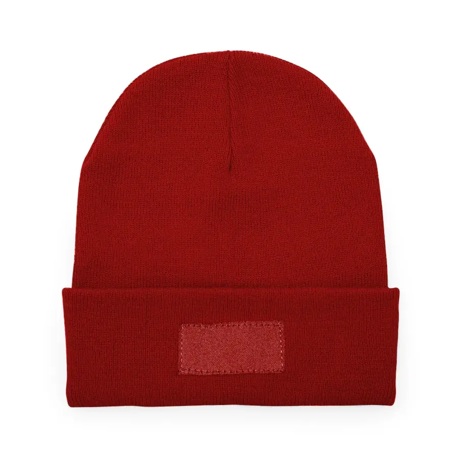 Czapka zimowa typu beanie kolor czerwony.