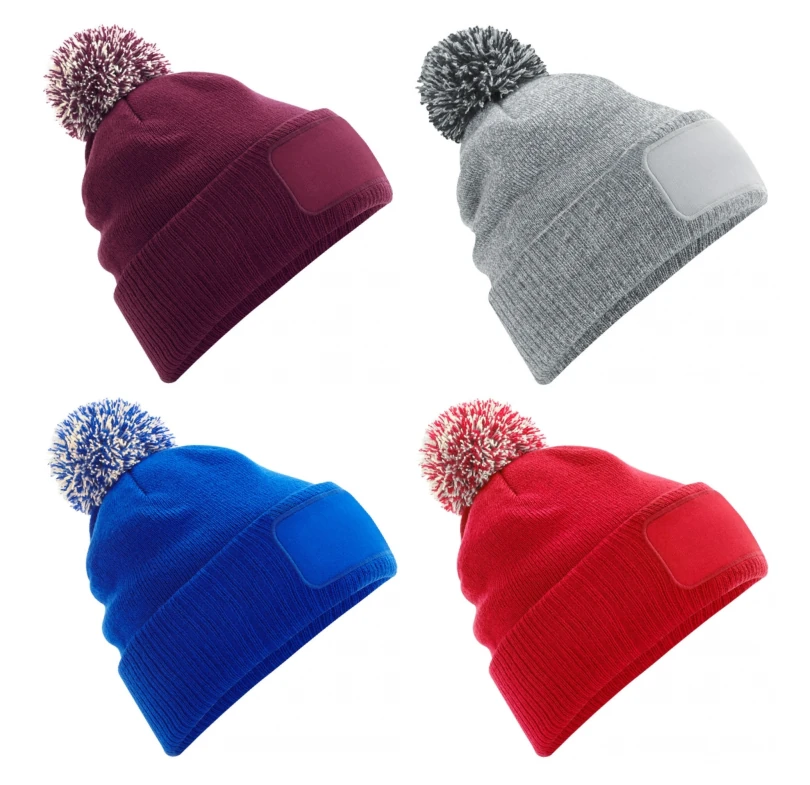 Kolory czapek zimowych z pomponem grube.