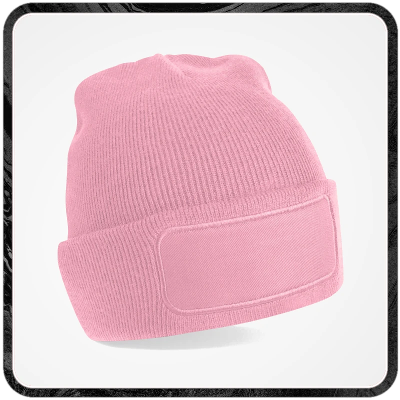 Czapka zimowa beanie wiele kolorów z nadrukiem.